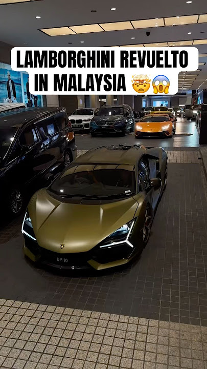 REVUELTO IN MALAYSIA 🤯😱 #lamborghini #malaysia #automobile #shorts