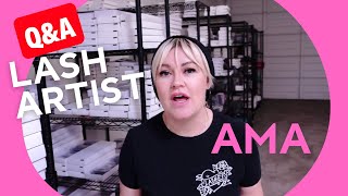 Lash Artist AMA | Questions For A Lash Extension Tech | Common Lash Extension Questions