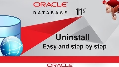 Oracle Database 11g: Complete uninstall of Oracle Database 11g R2 without formatting the system