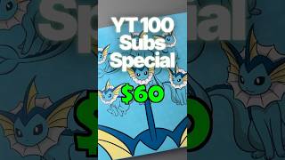YouTube 100 Subs Special - Chinese Vaporeon Binder Gift Box #pokemon #packopening #pokemontcg