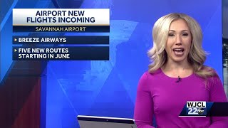 Breeze Airways announces new nonstop flights