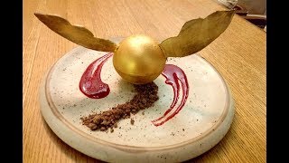Potterheads - Harry Potter's Golden Snitch Dessert At Henpecked | Curly Tales