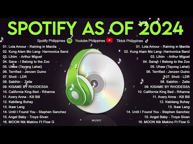 Top  Hits Philippines 2024 🌹  Spotify as of 2024  | Spotify Playlist  2024 class=