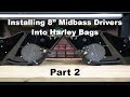 Hertz SV200L Midbass Drivers in Harley Bags... Part 2