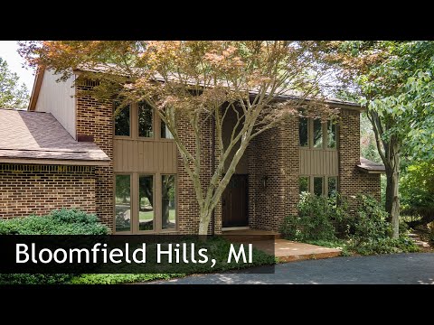 4865 Beacon Hill Dr, Bloomfield Hills, MI home video tour