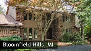 Tour of 4865 Beacon Hill Dr | Bloomfield Hills, MI Real Estate & Homes