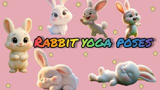 YOGA WITH RABBIT | RABBIT POSE | EASY YOGA FOR KIDS | KIDS YOGA |
