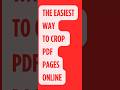 Crop Specific PDF Pages on Mobile Online 🔥Fast & Easy Crop PDF Tool