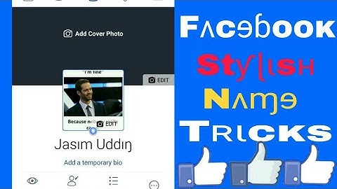 How to change facebook name in stylish font // 2018 All Time Support