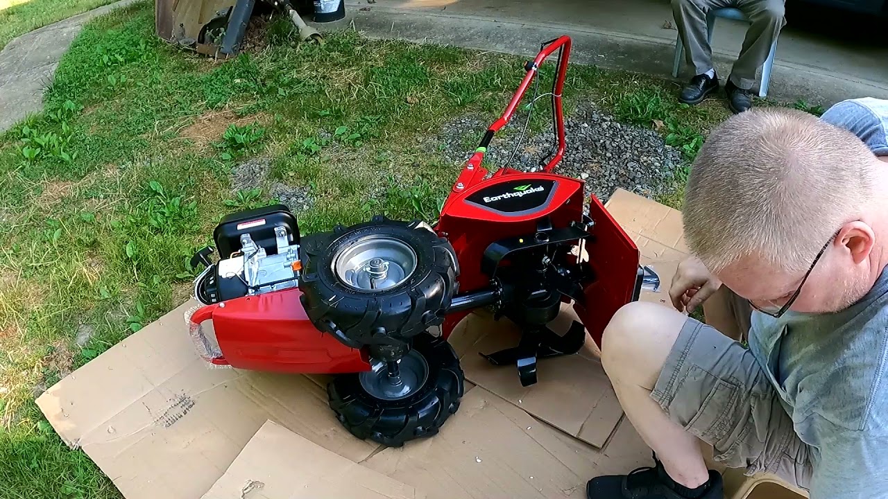 Part 2 Earthquake Victory Rear Tine Tiller Assembly YouTube