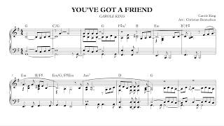 Carole King - You've Got A Friend - Piano