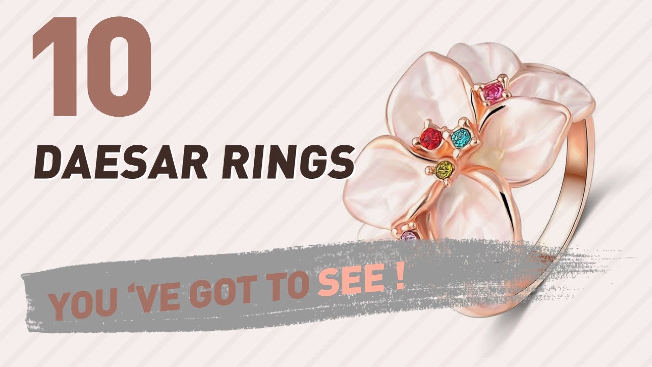 Daesar Rings Top 10 Collection // UK New & Popular 2017