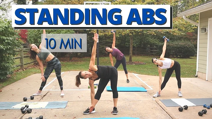 10 MIN Standing ABS | At Home Workout | No Repeat