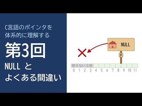 第3回 NULL とよくある間違い｜C言語のポインタを体系的に理解する