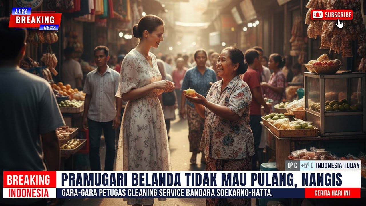 PRAMUGARI BELANDA GAK MAU PULANG, NANGIS karena DISAPA TUKANG BERSIH TOILET BANDARA SOEKARNO-HATTA