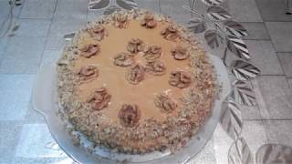 Вкусный Бисквитный Ореховый Торт со Сгущёнкой I Biscuit Nut Cake with Squeezed