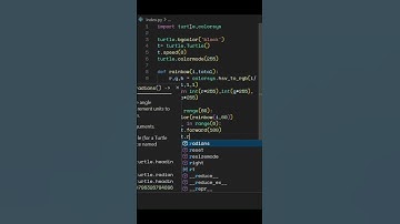Mesmerizing Rainbow Geometry | Python Turtle Magic #youtubeshorts #coding #python #pythonprogramming
