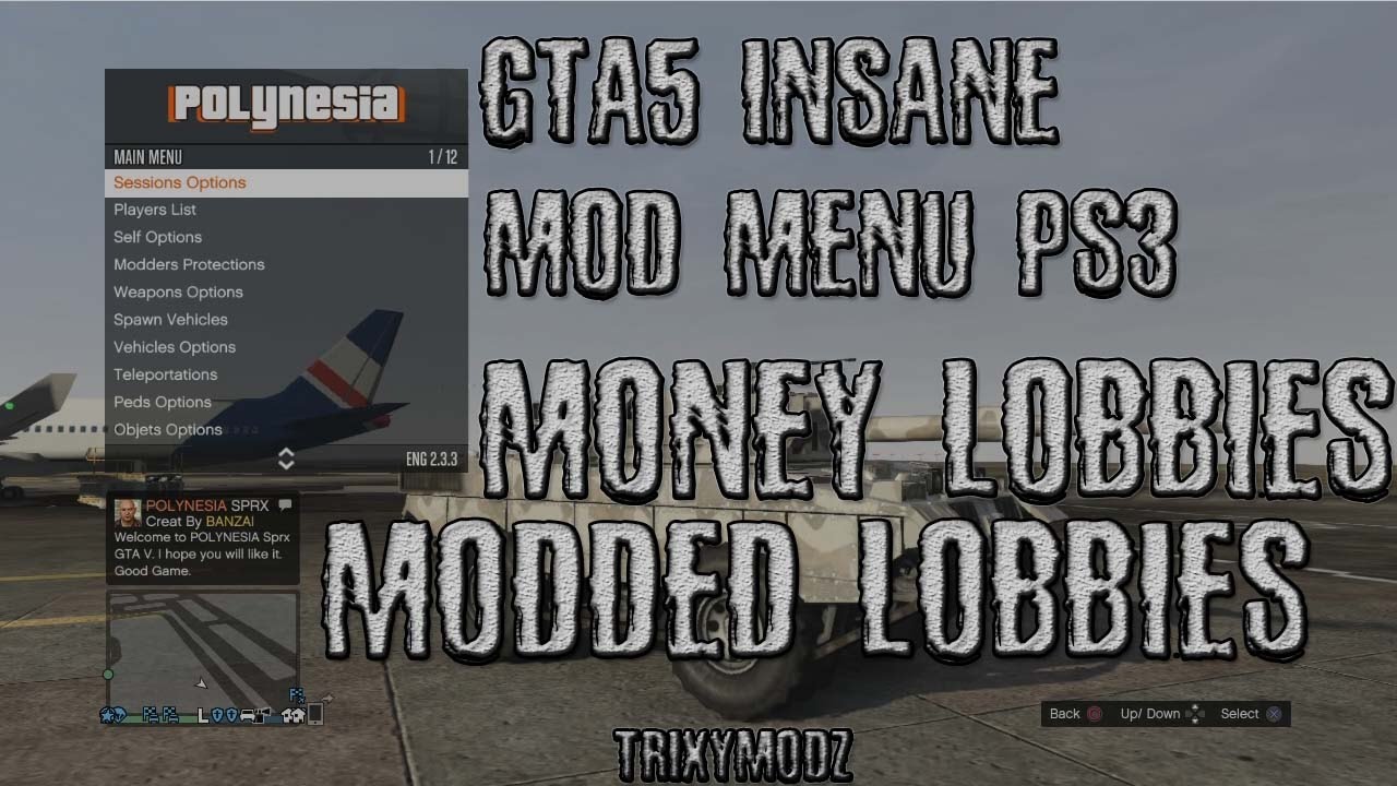 Mod menu lobbies : 1 hour ago