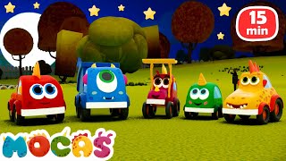 Sing with Mocas! The Twinkle Twinkle Little Star song & more songs for kids. Cartoons for kids.