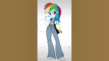 MLP My Little Pony Characters as Human Highschoolers