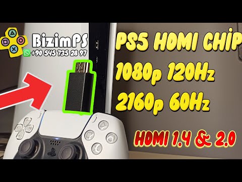 PS5 120Hz-120Fps HDMI CHİP KEY Düzeltmesi | 144hz 165hz 240hz Oyuncu Monitörleri | BizimPS