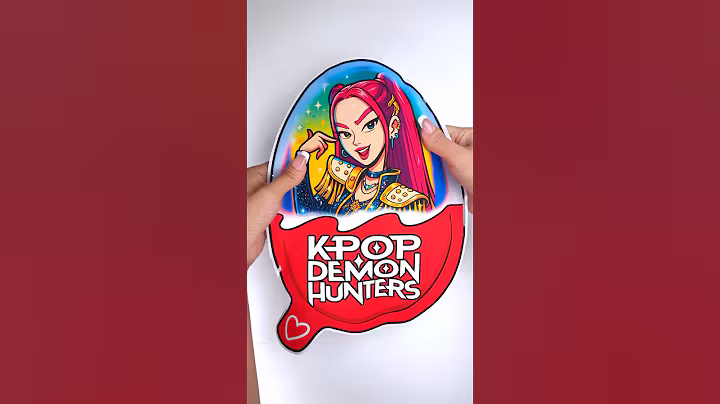 💜Kpop Demon Hunters Huntrix Kinderjoy MIRA Blind bag 케이팝 데몬헌터스 블라인드백 #papercraft #kpopdemonhunters