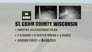 50 ACRES FOR SALE - ST. CROIX COUNTY, WISCONSIN