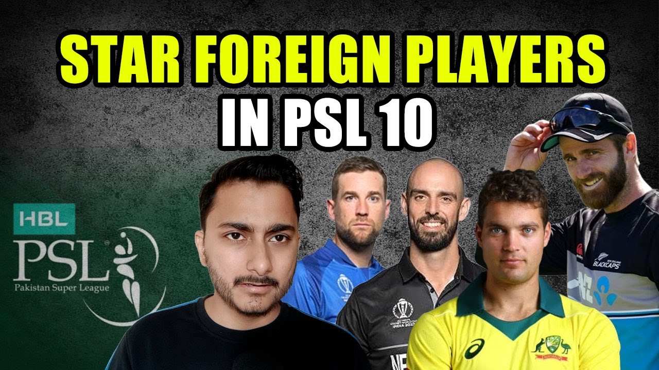 Mitchel Alex Carey and many more big Names in PSL 10 - YouTube