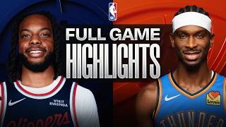 CLIPPERS at THUNDER | FULL GAME HIGHLIGHTS | October 25, 2026