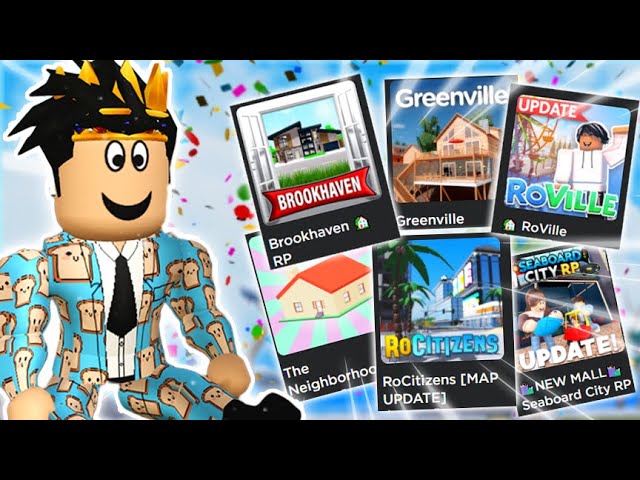 Melhores jogos de rp no roblox *minha opinião * 😊 #fyyyyyy #bloxburg