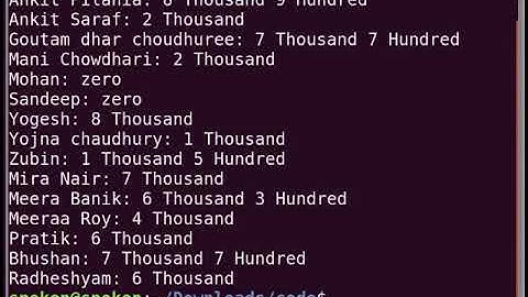 User Defined Functions in awk - Marathi