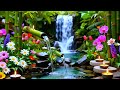 Healing Spa Piano Music 🌿 Relaxing Nature Sounds &amp; Bamboo Water Fountain for Deep Sleep