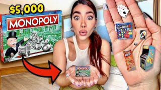 Compré $5,000 en juegos miniatura que realmente funcionan!!! | Rebeca Mendiola