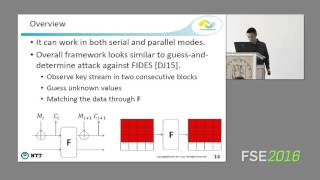 Yu Sasaki | Cryptanalysis of Reduced NORX