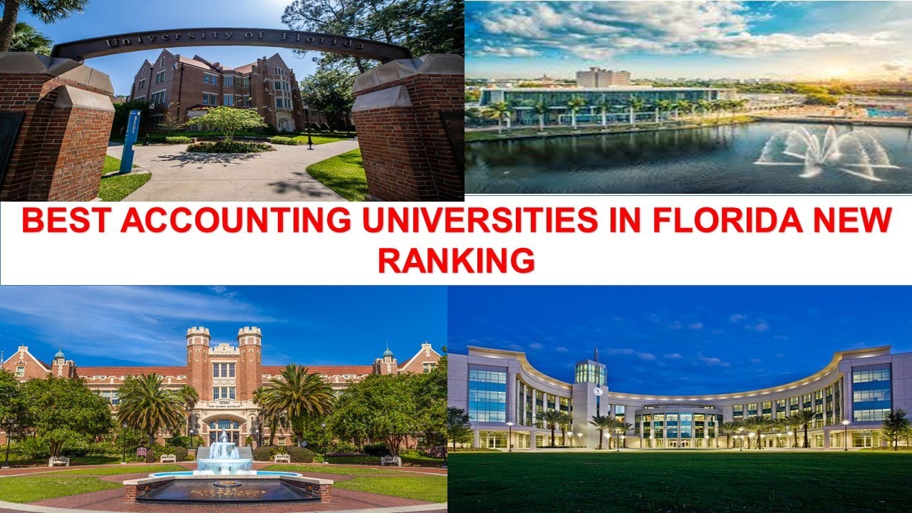 BEST ACCOUNTING UNIVERSITIES IN FLORIDA NEW RANKING - YouTube