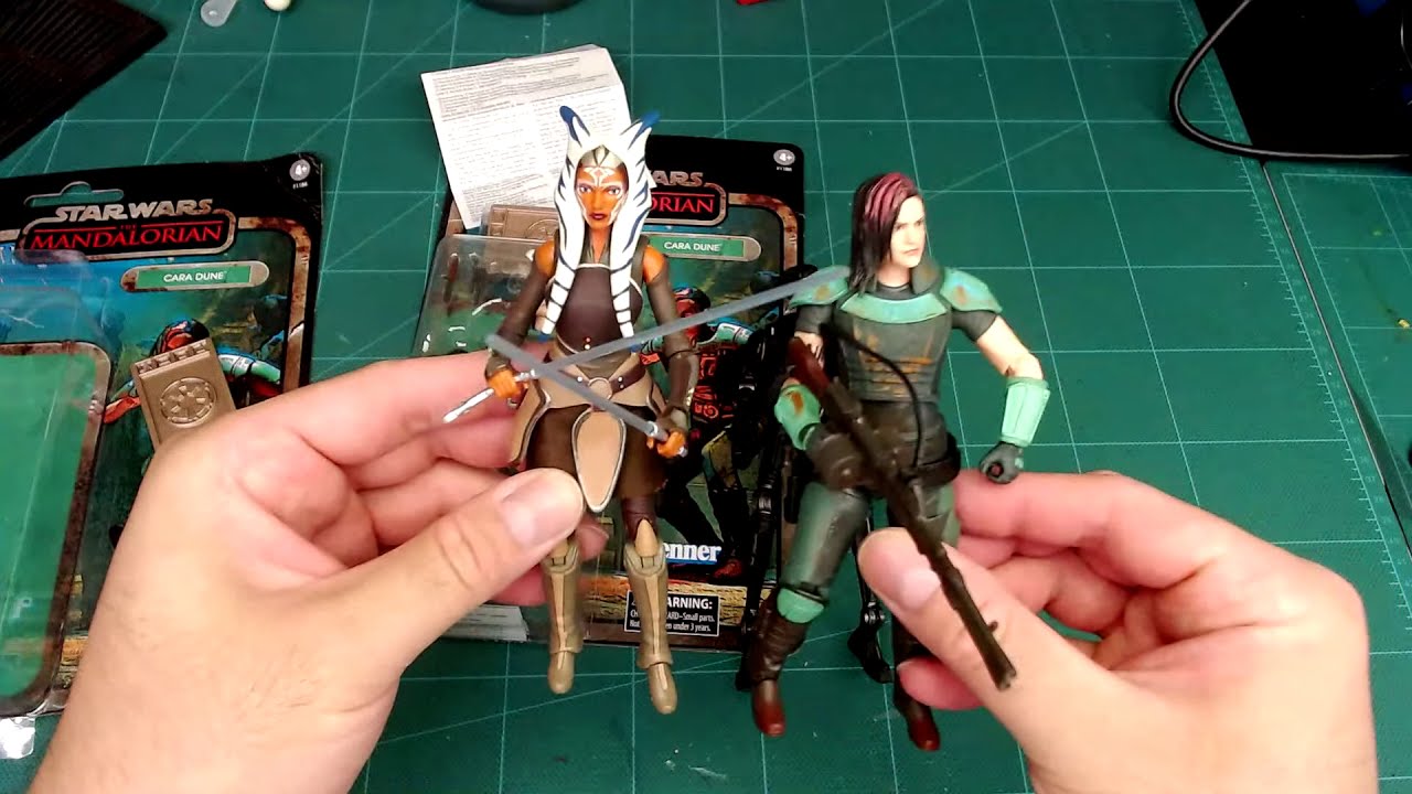 Star Wars Hasbro Cara Dune Vintage Kenner stlye Credit Collection action figure