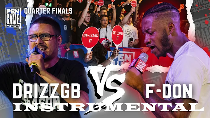 F-DON Round 1 vs DRIZZGB | PenGame Rap Battle 2025  ( Coldz The Producer )