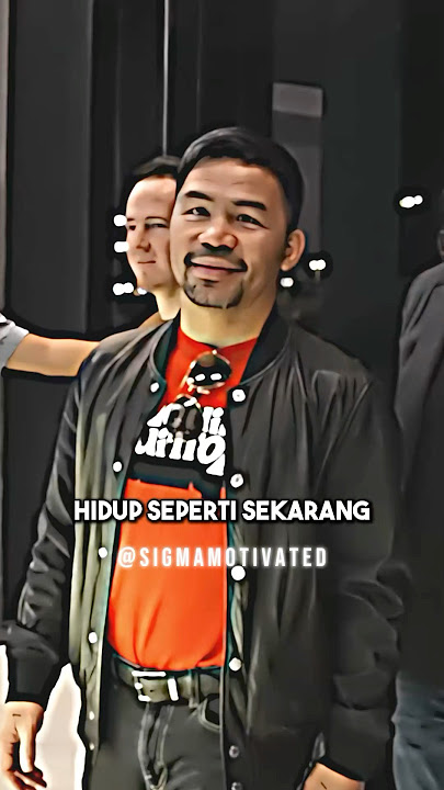 Kehidupan Kelam Raja Tinju Filipina Manny Pacquiao