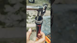 Genius DIY Tool for Motorcycle Fork Repair! 🛠️🏍️ #shorts #mechaniclife #mechanic #automotive