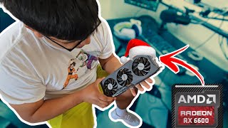 Le REGALO una RADEON RX6600 a mi amigo de navidad