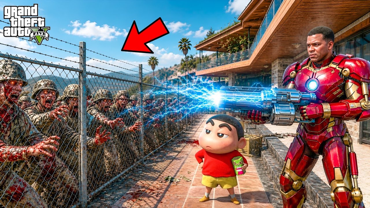 GTA 5 : Franklin & Shinchan Battle the Deadliest Zombies!😱 | GTA 5 Bangla Gameplay