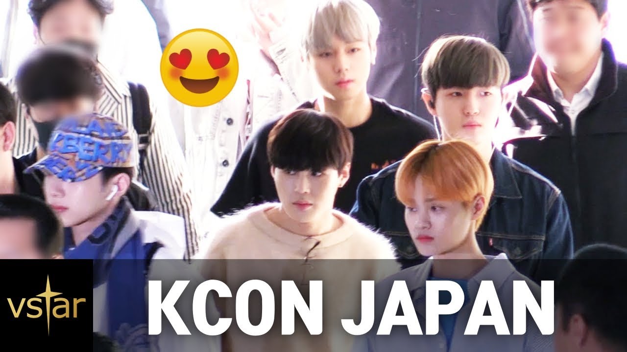 꽃이 활짝~ 워너원(WANNA ONE), KCON 2018 JAPAN 공항 출국(180412)