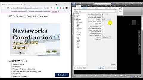 Part 3 Navisworks Coordination: Set up the setting