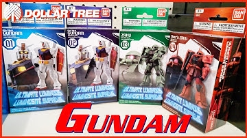 Gundam Light-Up Mech Toys Battle Through Dollar Tree