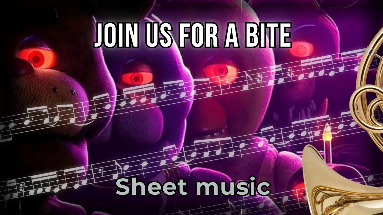 Join Us for a Bite – FNAF Song | French Horn Cover + Sheet Music