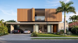 Modern Architecture Build: 3D House Timelapse & House Tour