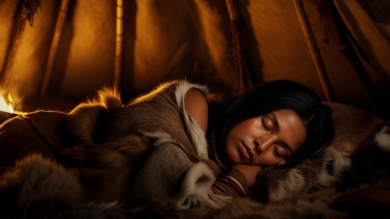 🌙 Шаманская колыбельная племени Лакота ✨ Нежная музыка для сна | Инквизит для флейты и барабанов