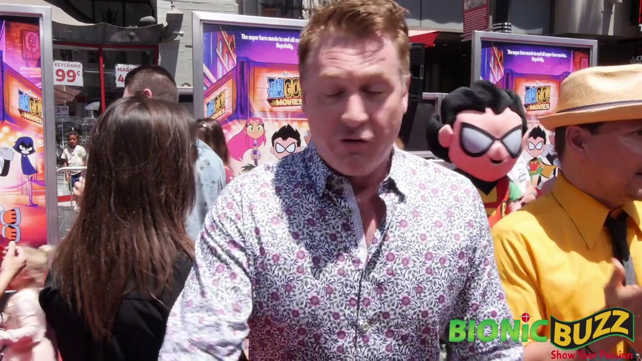 David Kaye Interview at Teen Titans Go Movie World Premiere