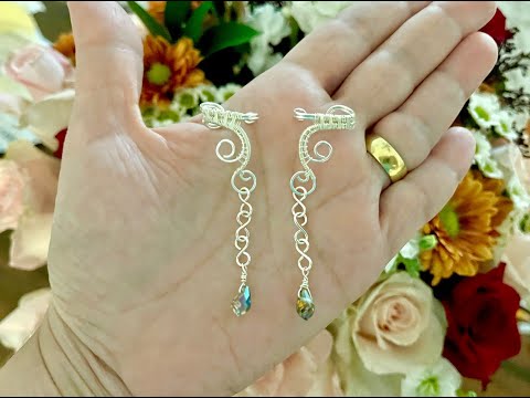 Ear Cuff Tutorial, Diy Ear Cuff, Making Jewelry, Making Wire Wrapped Jewelry