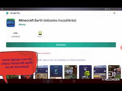 Hogyan töltsd le a minecraft earth-ot (nem kompatibilis telefonra)